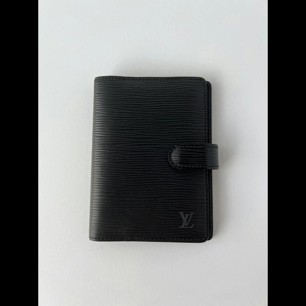 Louis Vuitton Epi Agenda with Inserts Black